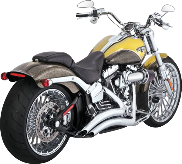 Big Radius Exhaust System Chrome, 5, nordicamoto.ro