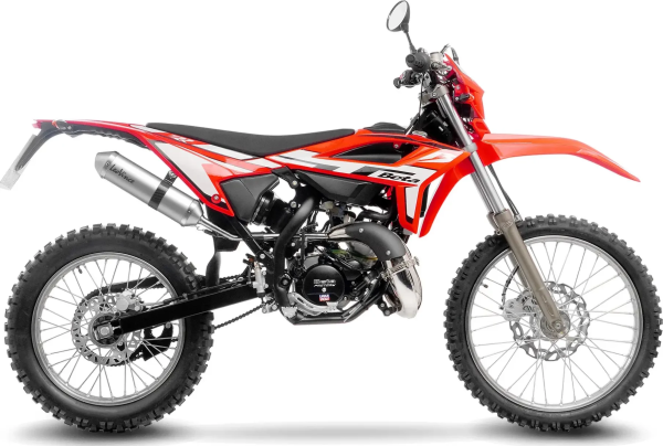 Tobă tip „slip-on” din oțel inoxidabil X-Fight pentru motoare în doi timpi, cu aspect de titan, 4, nordicamoto.ro