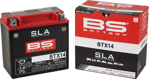 Sla Factory- Activated Agm Maintenance-free Battery Black-2