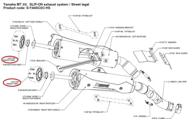 Replacement Parts For Exhaust (8503 Misc Parts)
