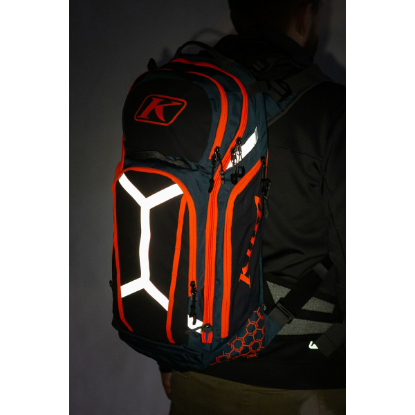 Rucsac Klim Arsenal Petrol - Strike Orange-8