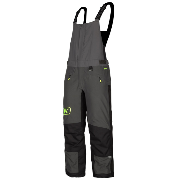 Pantaloni Snowmobil Klim Klimate Bib Insulated Black - Metallic Silver-0