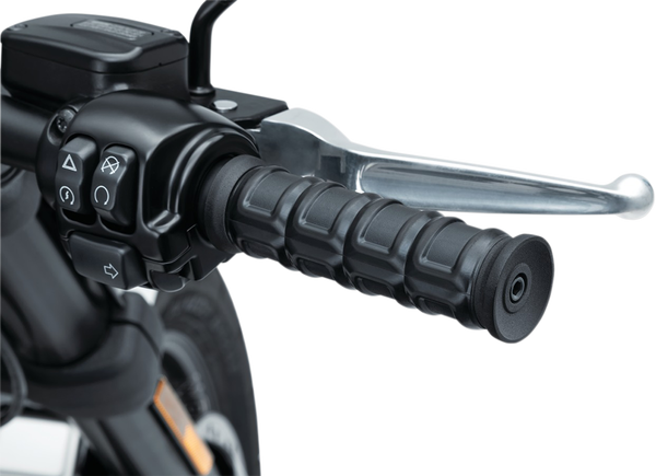 Dillinger Handlebar Grips Black, 2, nordicamoto.ro