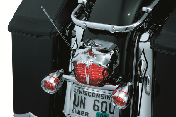 Zombie Taillight Cover Chrome, 2, nordicamoto.ro