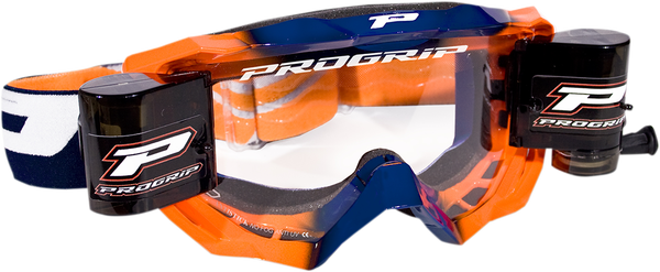 3200 Venom Roll Off Mounted Mx Goggles Blue, Hi-vis, Orange, 1, nordicamoto.ro