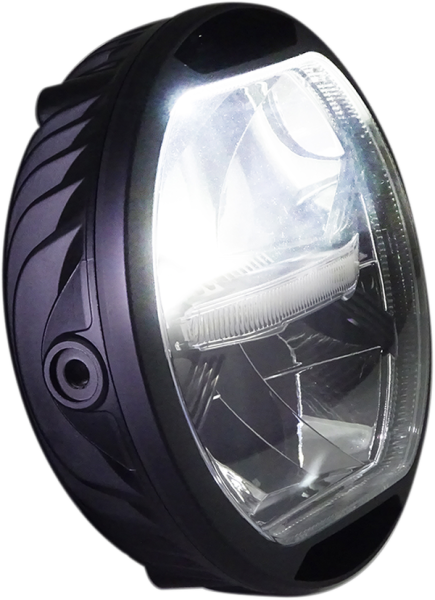 Universal Led Headlight Clear, 2, nordicamoto.ro