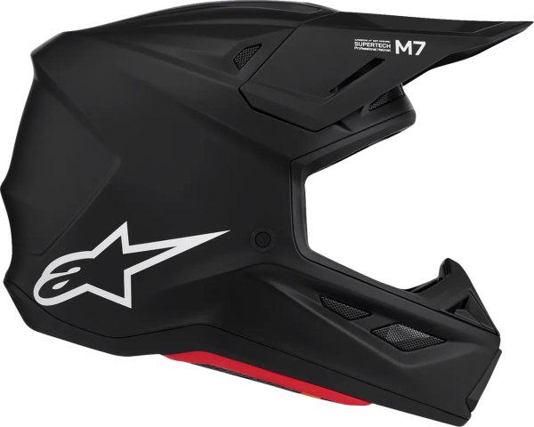 Casca Alpinestars S-M7 Blaster Solid Negru Mat XS, 3, nordicamoto.ro