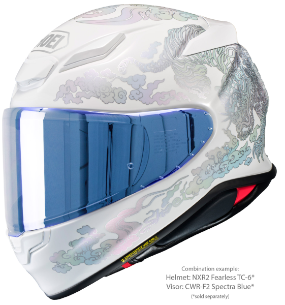 Casca integrala SHOEI NXR2 FEARLESS TC-6 Alb XXL-7