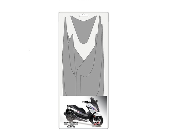 Scooter Decals Black, Gray, Red, 2, nordicamoto.ro