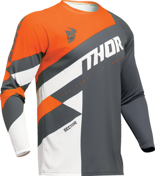 Tricou Copii Thor Sector Checker Gray/Orange-f71c428a0812fd1a4c8880aa0a8566a7.webp