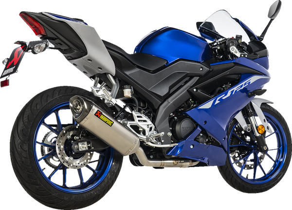 Sistem complet de evacuare Akrapovic Racing Yamaha MT-125 din titan - S-Y125R8-HZT, 2, nordicamoto.ro