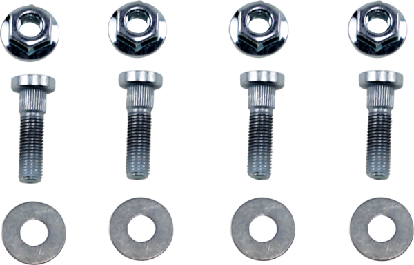 Wheel Stud/nut Kit Silver, 1, nordicamoto.ro