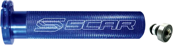 Motocross Aluminum Throttle Tube With Bearing Blue