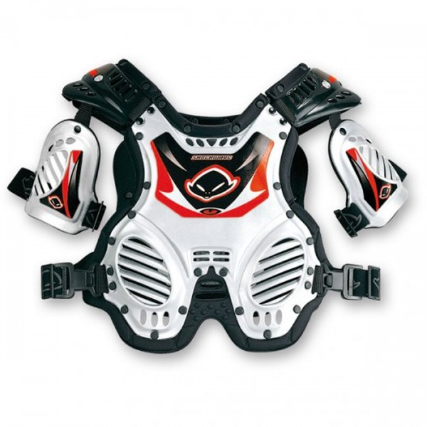 Child Shockwave Chest Protector Red, White-0