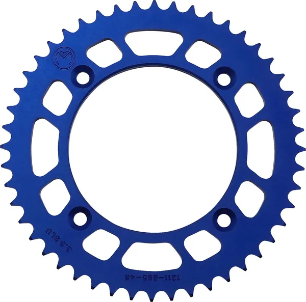 MOOSE RACING Rear Aluminum Sprocket Blue 