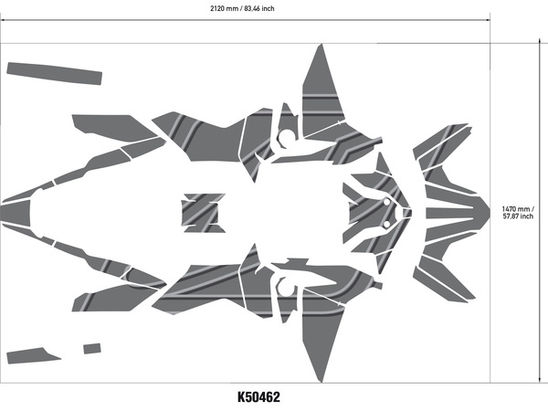 Decal Kit Black, Red, 3, nordicamoto.ro