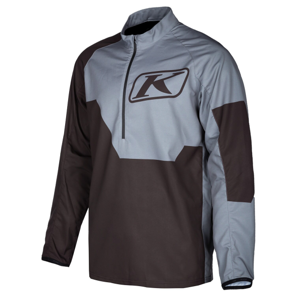 Hanorac Klim Revolt 1/4 Zip Black - Strike Orange-10