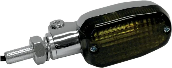 Oblong Aluminum Body Marker Lights Chrome-0