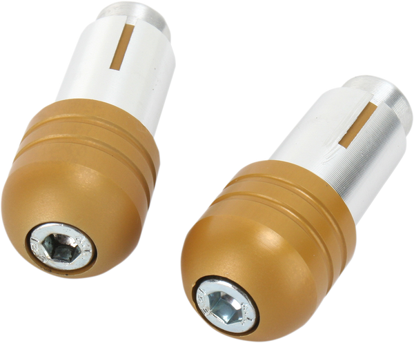 Handlebar End Plug Gold, 1, nordicamoto.ro