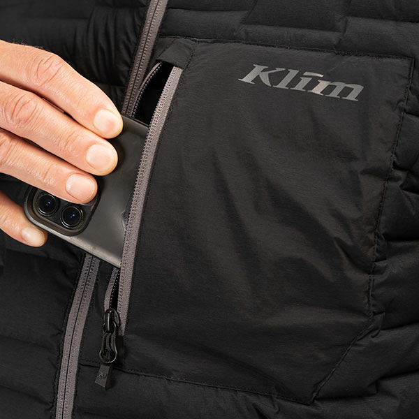 Hanorac Klim Boulder Stretch Down Hybrid Dark Olive - Black-16