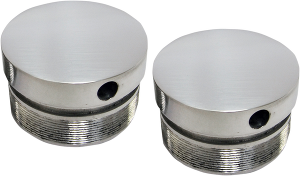 Flush-mount Fork Caps Aluminum, Polished, 1, nordicamoto.ro
