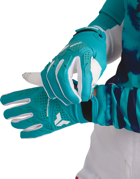 Womens Launchmode Xp Gloves Green, Blue -3