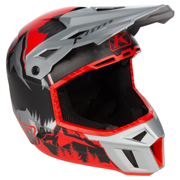 Casca Snowmobil Klim F3 Carbon ECE Wraith-51
