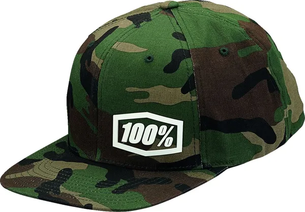 Sapca 100% Machine Snapback Green-1