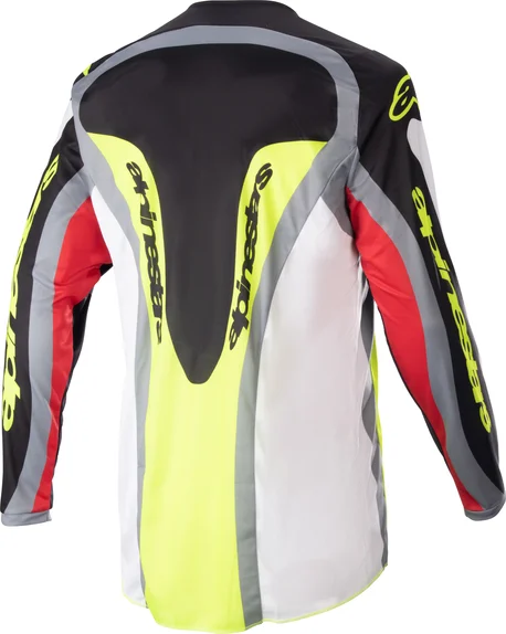 Tricou Alpinestars Fluid Agent Red/Yellow-1