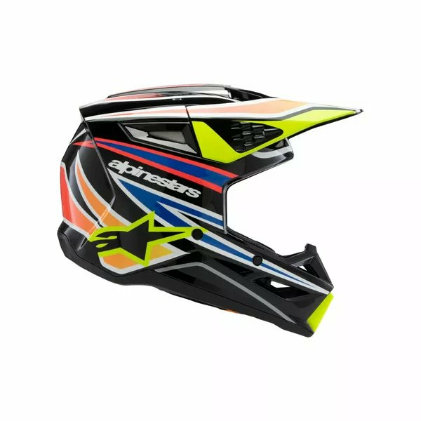 Casca Copii Alpinestars S-M3 Wurx Black/Blue/Yellow-3