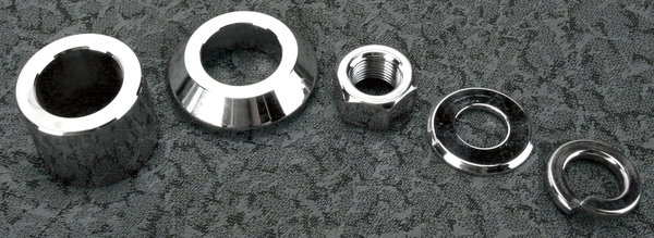 Axle Spacer/nut Kit Silver, 2, nordicamoto.ro