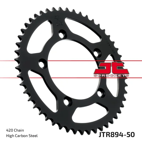 JT SPROCKETS Induction Hardened Black Zinc Finish Rear Sprocket Black, Zinc -f80014cc8a89486d7a34e5dbff18e375.webp