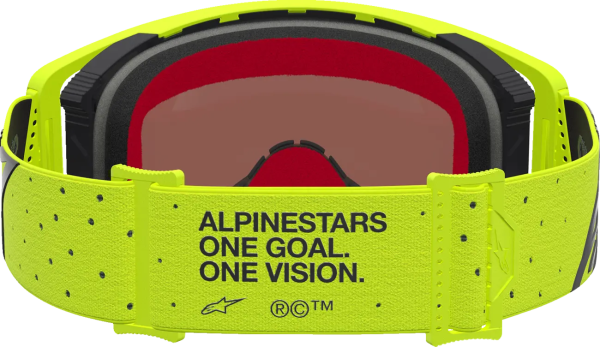 Ochelari Alpinestars Supertech Vesta Galben Fluo/Negru/Lentila Colorata, 2, nordicamoto.ro
