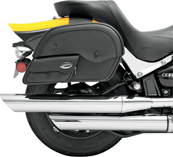 Cruis'n Slant Face Pouch Saddlebags Black Jumbo, 3, nordicamoto.ro