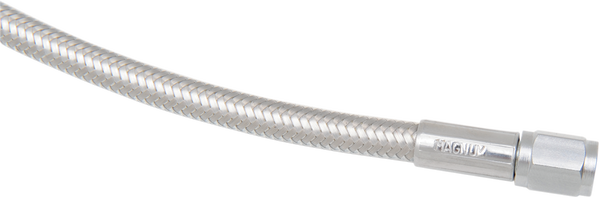 Braided Universal Brake Line Silver, Polished, 1, nordicamoto.ro