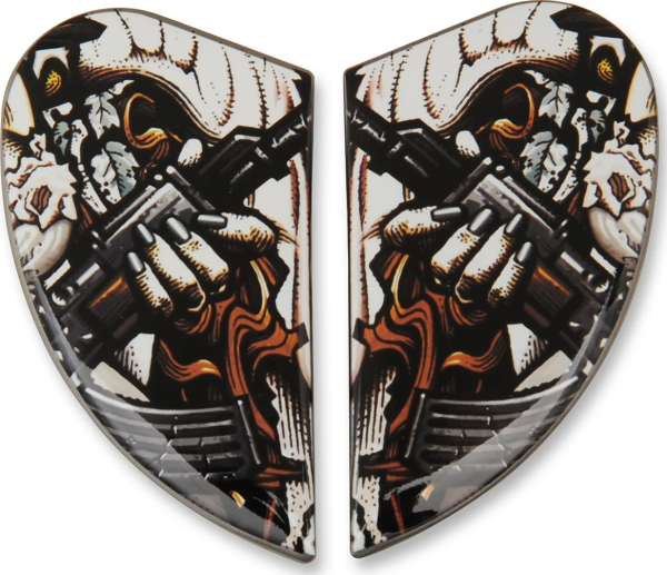 Airmada Nikova Ii Side Plate Kit Black, Brown, Red ONE SIZE, 1, nordicamoto.ro