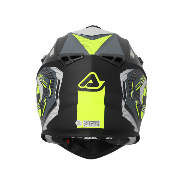 Casca Acerbis Linear 22-06 Negru/Galben Fluo XXL-2