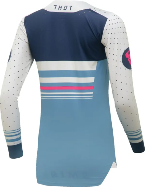 Tricou Dama Thor Prime Blaze Blue/White-2