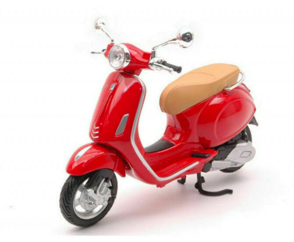 Macheta Vespa Primavera 150 Toy Model, Red 1:12
