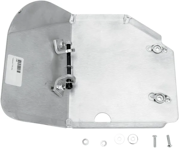 MOOSE RACING Aluminum Skid Plate Silver -0