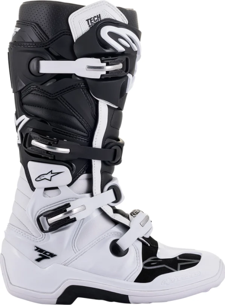 Cizme Alpinestars Tech 7 Black/White 44,5, 7, nordicamoto.ro