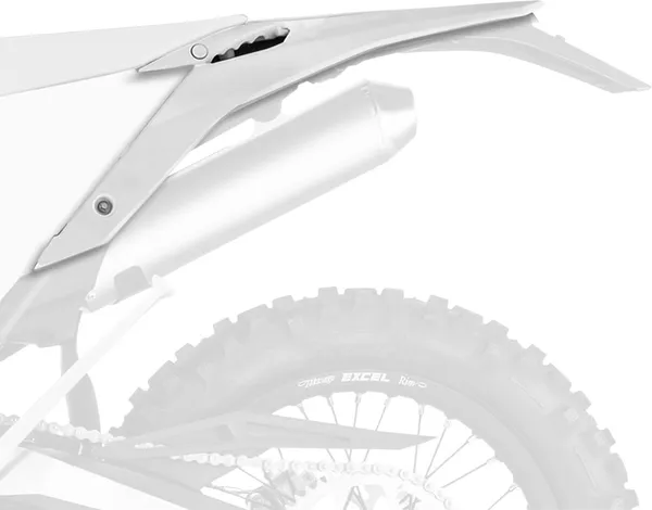 Rear Fender Replica With Side Panels For Beta White -0