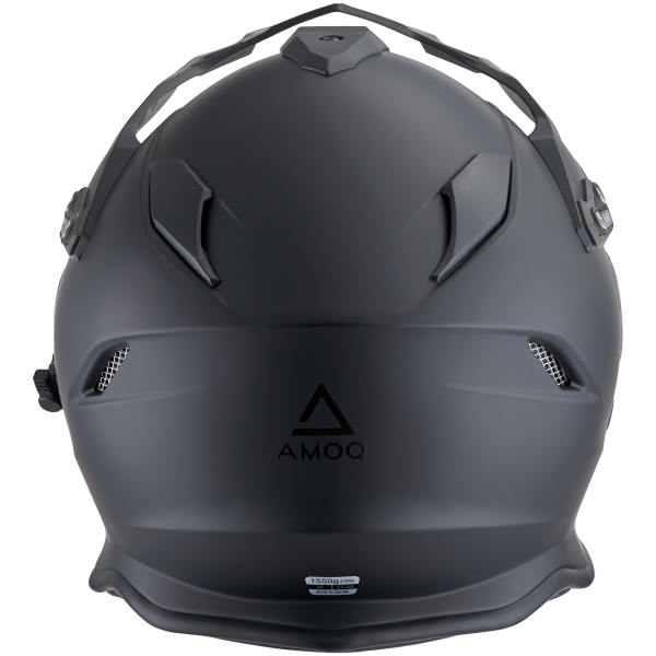 Cască AMOQ Adaptor Evo ADV cu vizieră electrică Blackout, mărimea M, 2, nordicamoto.ro