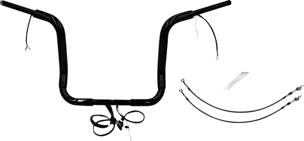 Plug & Play Ez Install 1-1/2(r) Round Top Handlebar Kit Black, 3, nordicamoto.ro