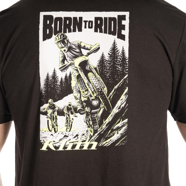 Tricou Klim Saddle Mountain Tri-blend Coyote Brown Heather - White-1
