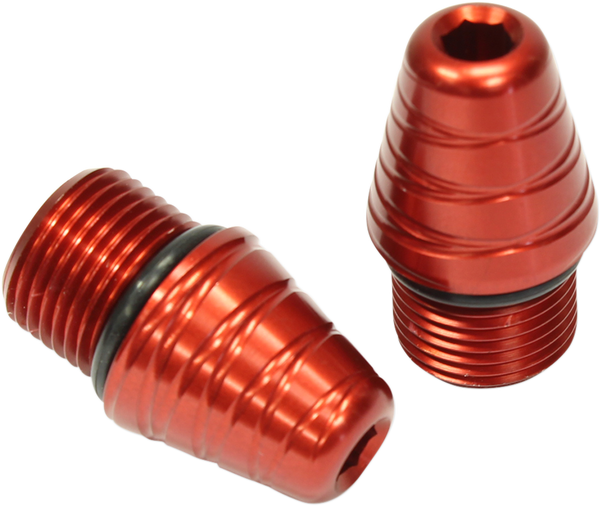 Bar End Weights Lg Anodized, Red, 1, nordicamoto.ro