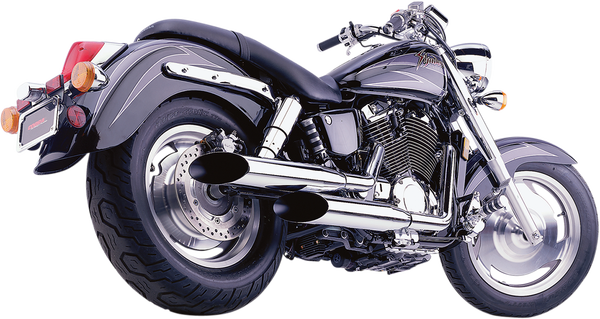 Classic Deluxe Exhaust System Chrome, 1, nordicamoto.ro
