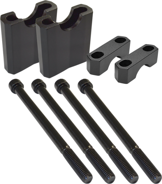 Universal 7/8(r) Bar Risers Black, 1, nordicamoto.ro