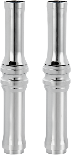 10 Gauge Pushrod Covers Silver, 1, nordicamoto.ro