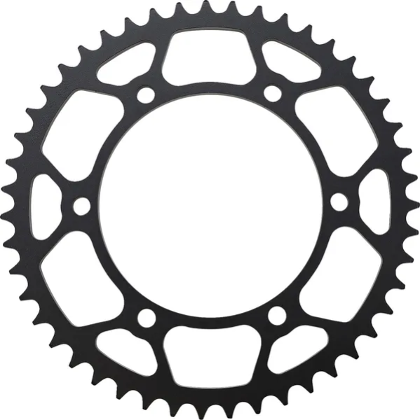 MOOSE RACING Steel Rear Sprocket Black, Zinc Plated -0